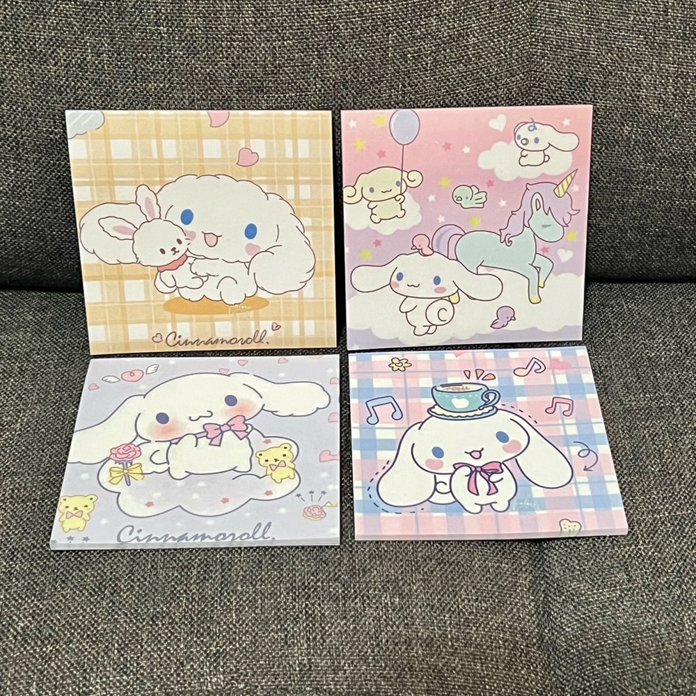 Cinnamoroll Stickynotes 4 Designs